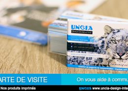 Carte de visite - Publicité Réunion par Uncia Design Interactive