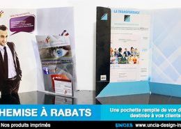 chemise à rabats - Publicité Ile de La Réunion