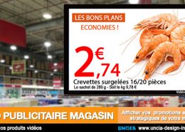 Vidéo publicitaire en magasin - Publicité Réunion - Uncia Design