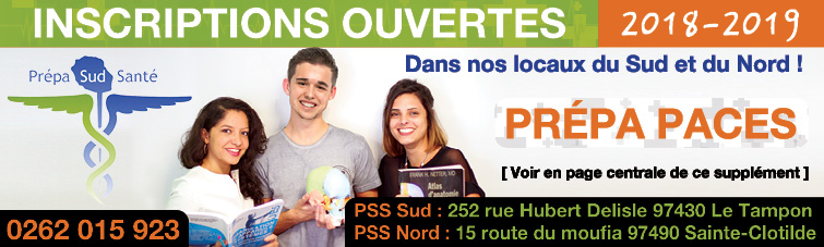 Prépa Sup Santé, les inscriptions pour l'année 2018 -2019