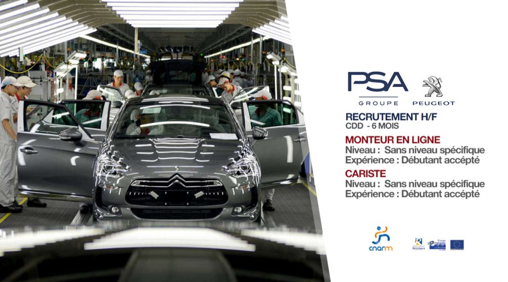 PSA Peugeot Recrutement 2018PSA Peugeot Recrutement 2018