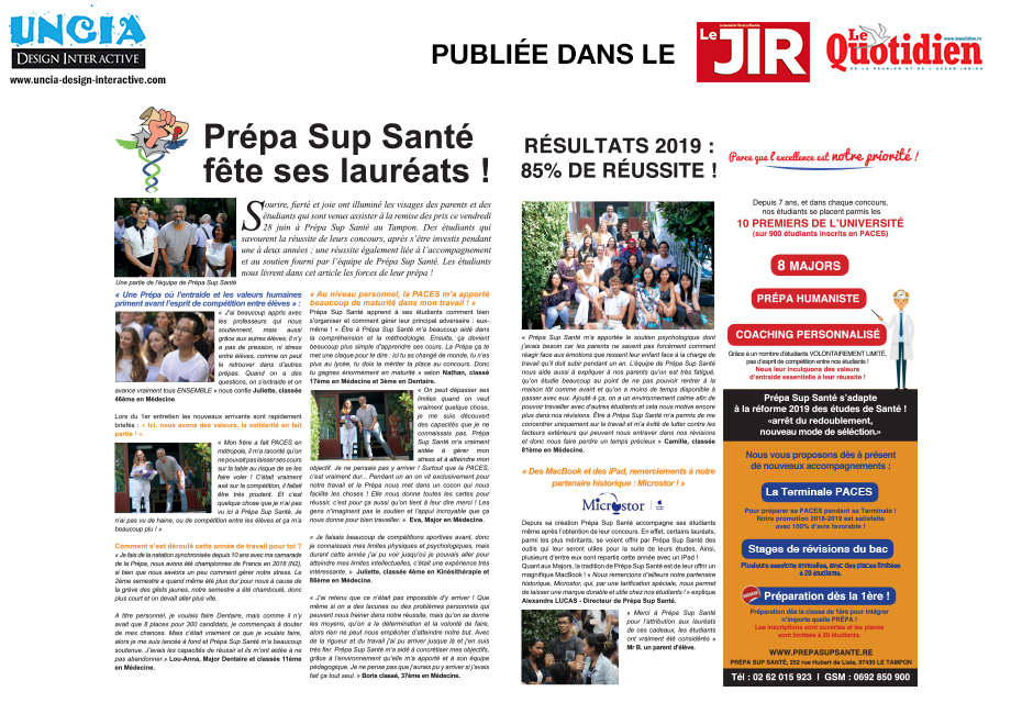 Prepa Sup Santé Réunion