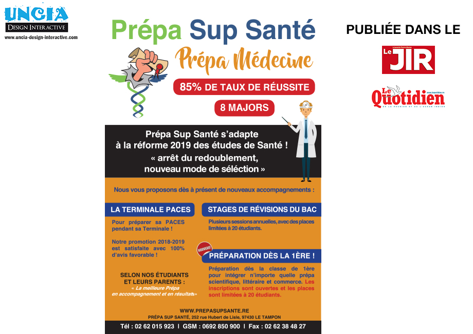 Prepa Sup Santé Réunion